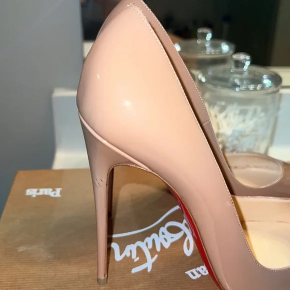 Christian Louboutin Nude Patent Leather So Kate 38.5 - Picture 4 of 10